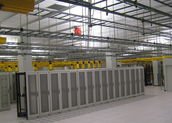 View inside one of Verizon's data centers in Carteret, NJ